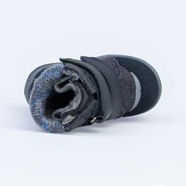 157006-42 Валенки на липучках Котофей синий для мальчики светло-синий фото №4