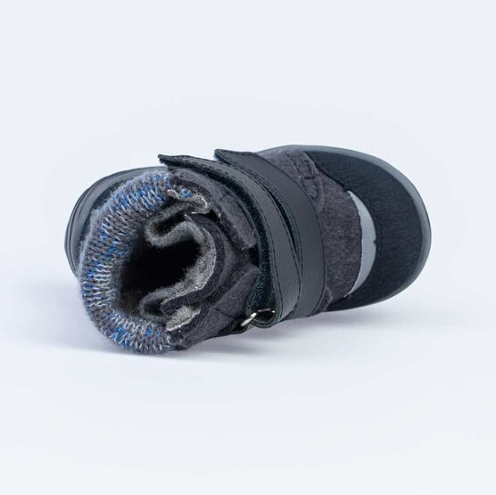 157006-42 Валенки на липучках Котофей синий для мальчики светло-синий фото №4