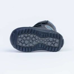 157006-42 Валенки на липучках Котофей синий для мальчики светло-синий фото №3