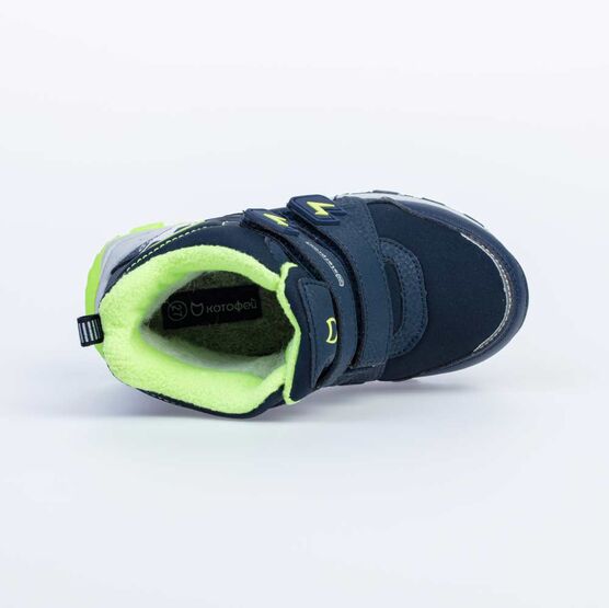 454822-43 Мембранные ботинки с LED-подсветкой для мальчики син-сал фото №4