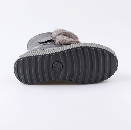 562057-53 Сапожки для девочки серый фото №3