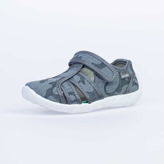 421058-12 Сандалии текстильные для мальчики серый