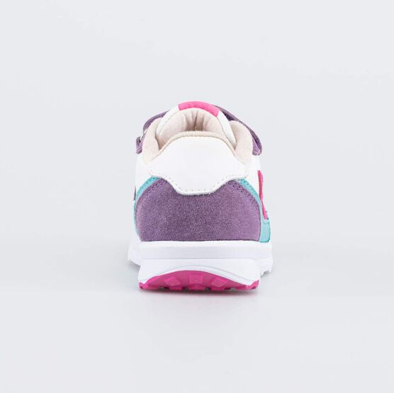 344469-72 Яркие кроссовки на липучках для девочки бежевый фото №5