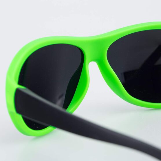 03713047-40 Очки детские черно-зеленый для мальчики черный + зеленый фото №4