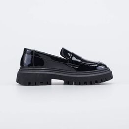 533068-21 Черные лоферы для девочки для девочки черный фото №2