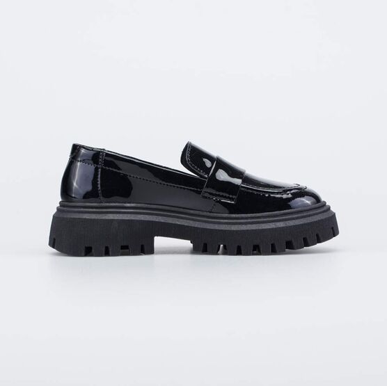 533068-21 Черные лоферы для девочки для девочки черный фото №2