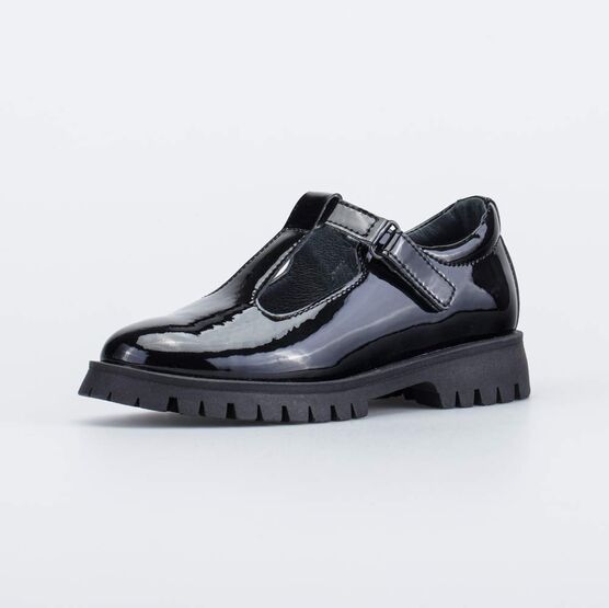 Лаковые туфли для девочки для девочки цвет черный купить за 3790 винтернет-магазине Котофей с доставкой: цена, фото,отзывы