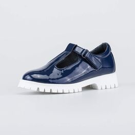 533069-22 Лаковые туфли для девочки для девочки синий