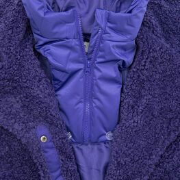 07858059-40 Демисезонное пальто Барашек для девочки фиолетовый фото №4