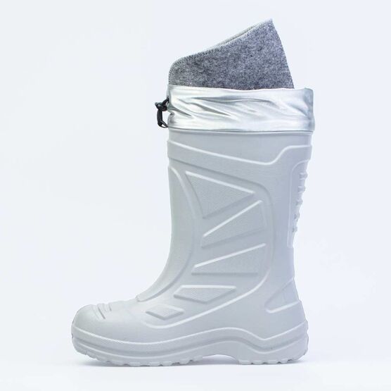 665002-16 Резиновые сапоги для девочки сер-срб фото №2