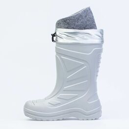 565005-17 Резиновые сапоги для девочки сер-срб фото №2