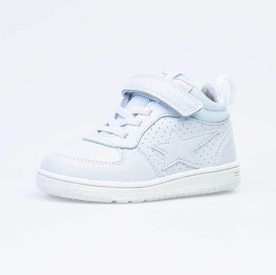 154006-21 Белые демисезонные ботинки Звезда для мальчики белый