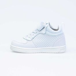 154006-21 Белые демисезонные ботинки Звезда для мальчики белый фото №2