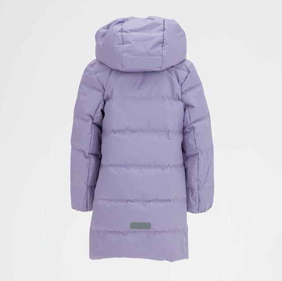 07858011-42 Пальто-пуховик для девочки сиреневый для девочки сиреневый фото №3