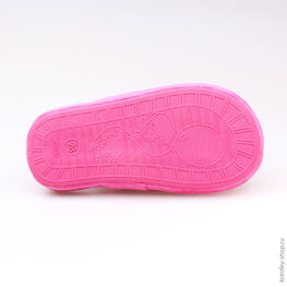 331046-11 Тапочки розовые для девочки розовый фото №3