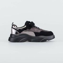 634160-71 Полуботинки для девочки бро-чер фото №2