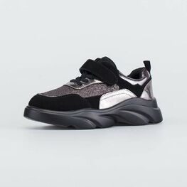 634160-71 Полуботинки для девочки бро-чер