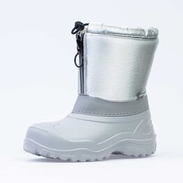 664057-46 Сноубутсы для девочки сер-срб