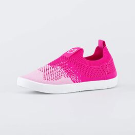 531237-14 Кеды из вязаного текстиля для девочки розовый для девочки фуксия