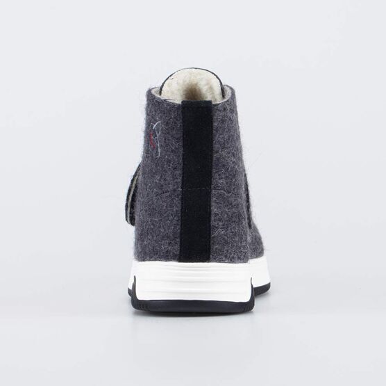 857013-05 Валенки короткие женские серый для девочки серый фото №5