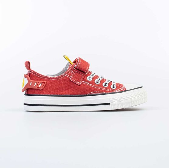 531203-11 Красные кеды из хлопка для мальчики оранжевый фото №2