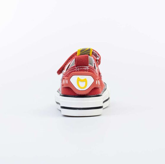 531203-11 Красные кеды из хлопка для мальчики оранжевый фото №5