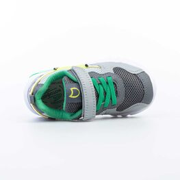 344354-11 Кроссовки с LED-подсветкой на подошве для мальчики сер-зел фото №4