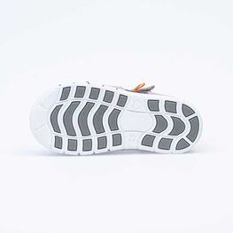 322112-22 Сандалии из натурального нубука для мальчика для мальчики сер-ора фото №3