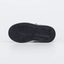 352416-14 Кожаные ботинки-кеды для девочки для девочки серебристый + черный фото №3