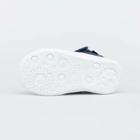 221098-11 Босоножки текстильные для девочки светло-синий фото №3