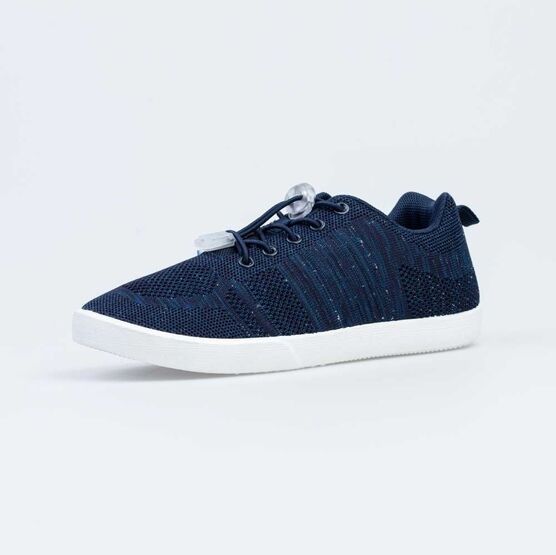 531190-11 Кеды из вязаного текстиля для девочки светло-синий