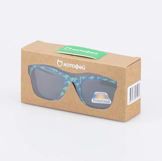 03713042-40 Очки детские Динозаврики для мальчики синий фото №2