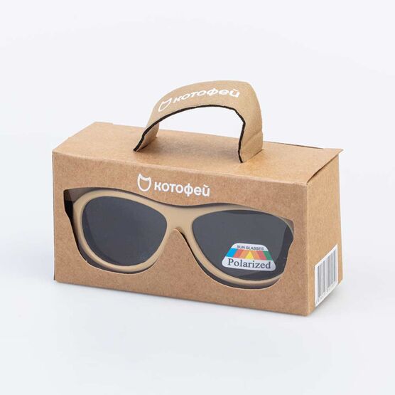 03813024-43 Детские очки коричневые для девочки коричневый фото №2