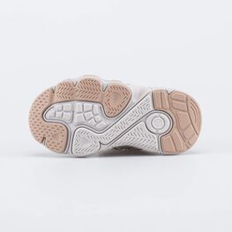 344514-71 Кроссовки со светящейся подошвой для девочки бежевый фото №3