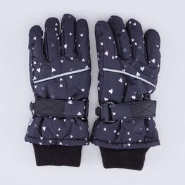 07822252-40 Мембранные перчатки на зиму для девочки для девочки черный