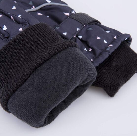 07822252-40 Мембранные перчатки на зиму для девочки для девочки черный фото №4