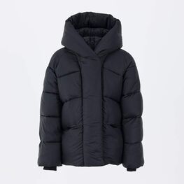 07857071-40 Черная зимняя куртка для девочки для девочки черный