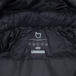 07857071-40 Черная зимняя куртка для девочки для девочки черный фото №4