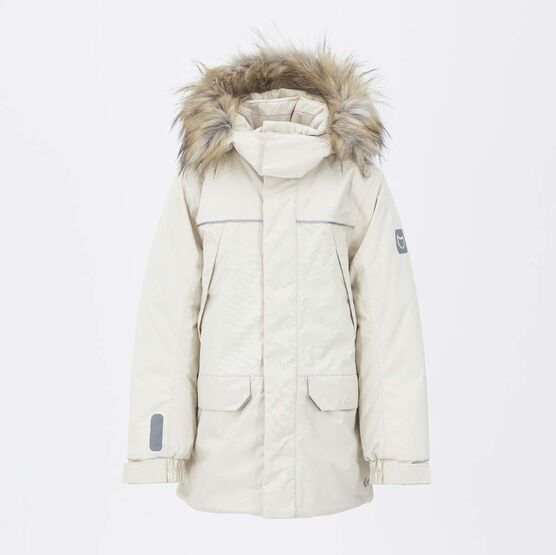 07857072-40 Зимняя куртка-парка молочный для девочки молочный