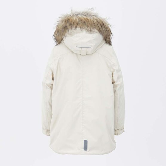 07857072-40 Зимняя куртка-парка молочный для девочки молочный фото №3