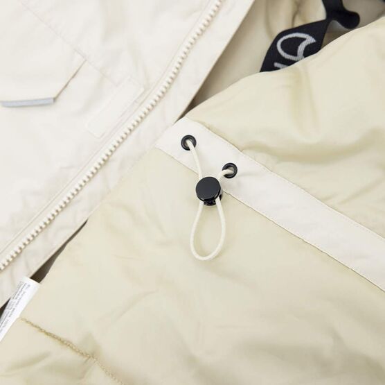 07857072-40 Зимняя куртка-парка молочный для девочки молочный фото №5