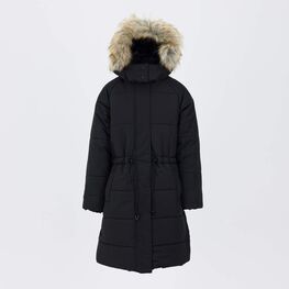 07858064-41 Черное зимнее пальто для девочки для девочки черный