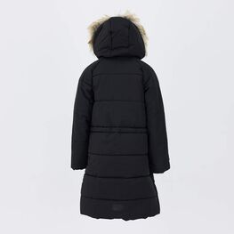 07858064-41 Черное зимнее пальто для девочки для девочки черный фото №3