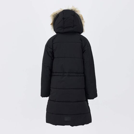 07858064-41 Черное зимнее пальто для девочки для девочки черный фото №3