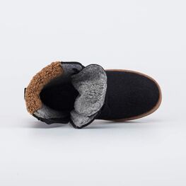 857017-43 Черные валенки-ботинки женские для девочки черный фото №4