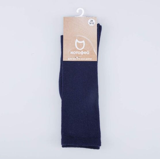 07842538-40 Гольфы детские темно-синие для девочки темно-синий фото №2