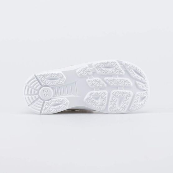 322201-21 Кожаные сандалии на липучках для девочки для девочки бежевый + розовый фото №3