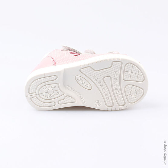 122111-21 Босоножки для девочки роз-бел фото №3