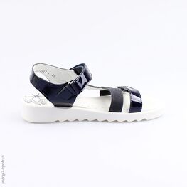 722012-22 Босоножки для девочки светло-синий фото №2