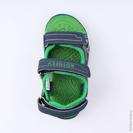 324009-11 Пляжная обувь для мальчики син-зел фото №4
